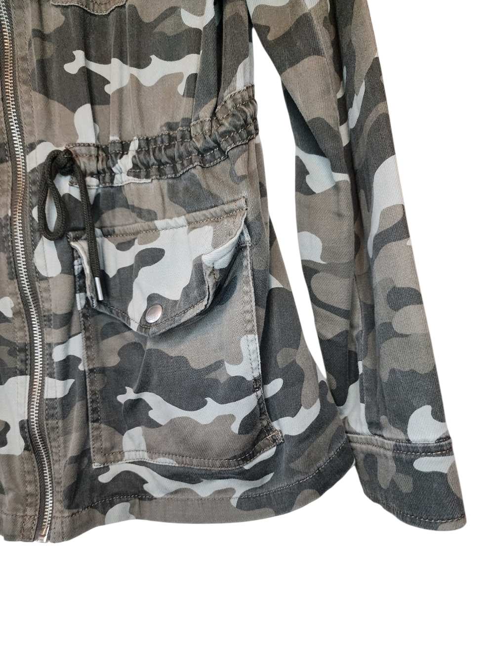 Express Camo Utility Field Jacket - Drawstring Waist - Small - Picture 2 of 5